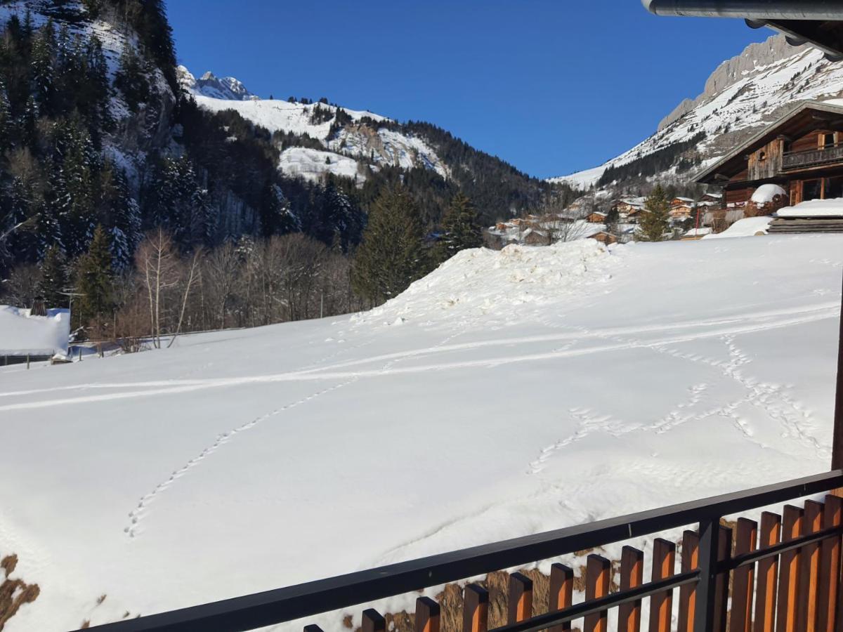 Le Borderan Apartamento La Giettaz Exterior foto
